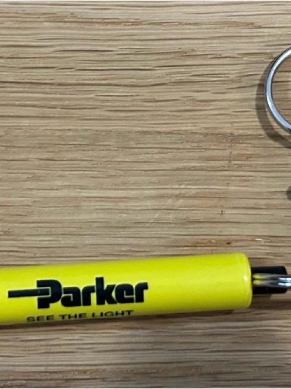 Parker Bright Yellow Keychain Mini LED